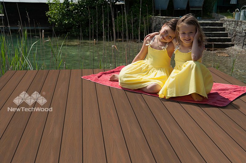 NewTechWood Composite Decking New Tech Wood UltraShield Deck Boards ...
