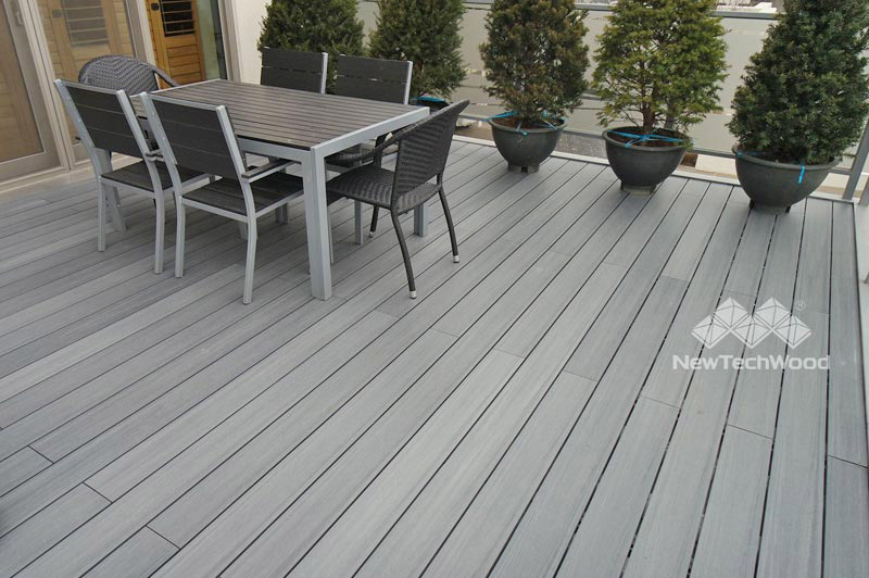 Garden Composite Decking Boards NewTechWood Ultrashield Suppliers (UK)