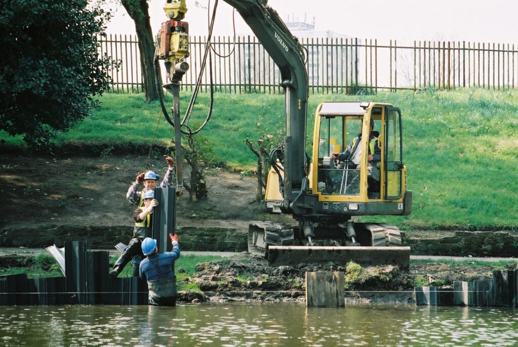 uPVC Plastic piling systems for waterways uPVC Plastic piling systems for waterways